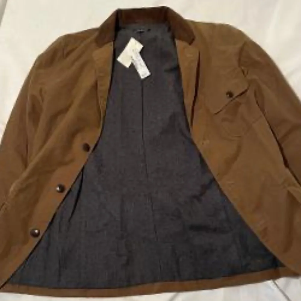 J.Crew Brand New (NWT ) Lined Men's Field/Barn Jkt. XS & Sm Dark Brown - Picture 2 of 3